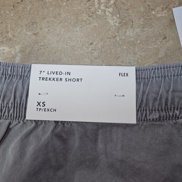 American Eagle Flex Men's SZ XS Trekker Shorts Gray Preppy Coastal 7" Lived In - Picture 5 of 5